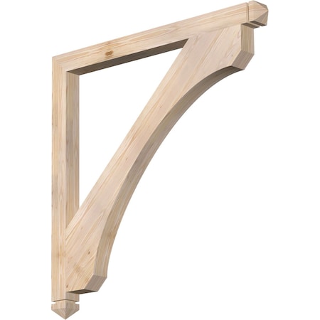 Ekena Millwork Legacy Arts & Crafts Smooth Bracket, Douglas Fir, 3 1/2"W x 48"D x 48"H BKT04X48X48LEC03SDF
